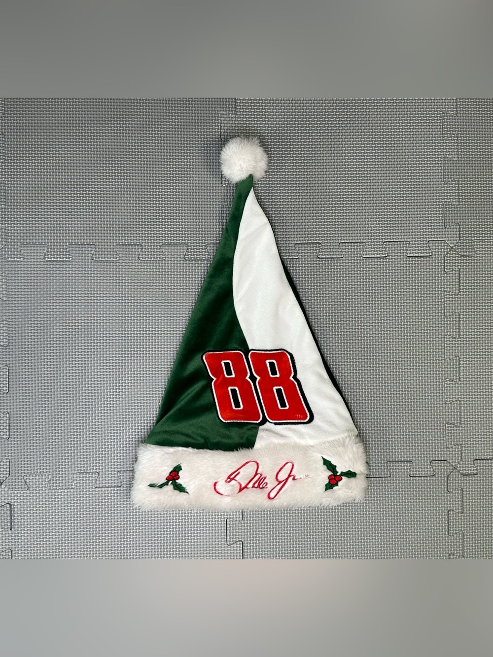 Dale Earnhardt Jr. Christmas Hat 88 Car Nascar Embroidered Santa Jr Nation